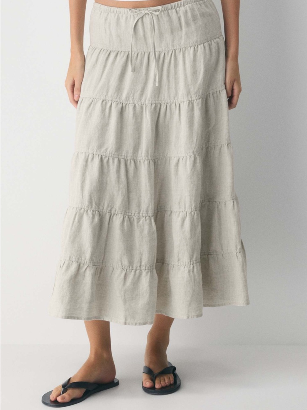 NWT Aritzia bouquet undyed ecru skirt XL